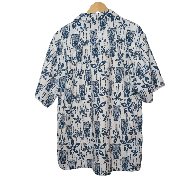 Uzzi Men's short-sleeved Hawaiian shirt size XXL - Picture 3 of 6